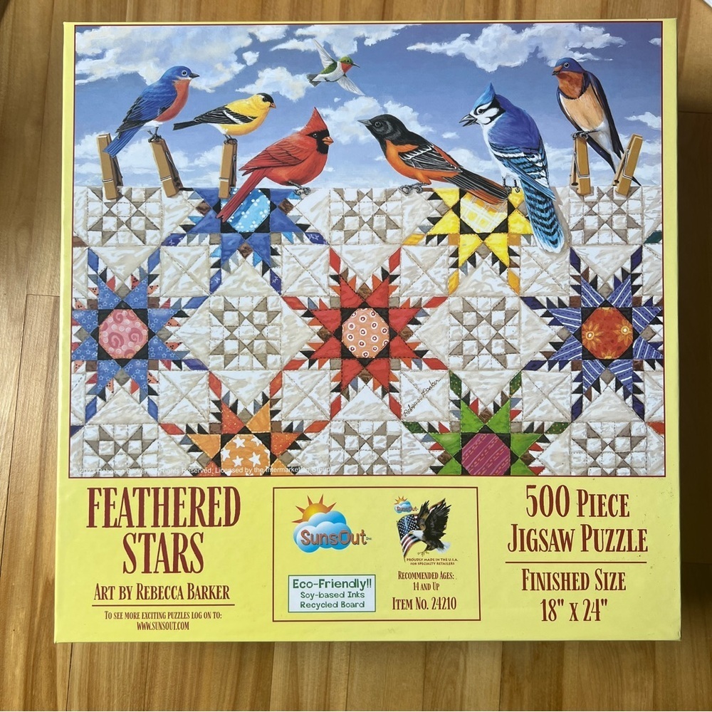 “Feathered Stars” SunsOut 500 Piece Jigsaw Puzzle